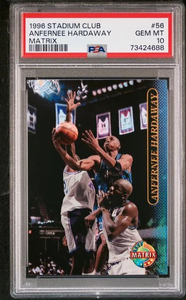 1996 Stadium Club Anfernee Hardaway Matrix #56 card image