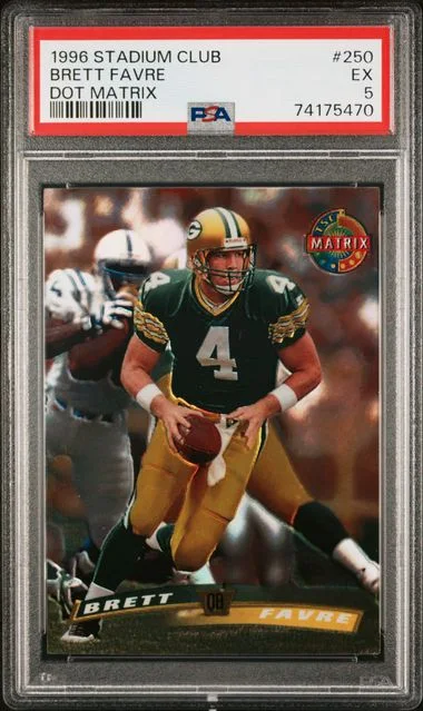 1996 Stadium Club Brett Favre #250 card image