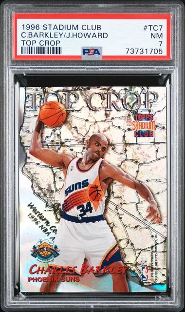1996 Stadium Club Charles Barkley/Juwan Howard Top Crop #Tc7 card image