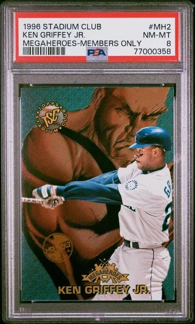 1996 Stadium Club Ken Griffey Jr. Megaheroes #MH2 card image