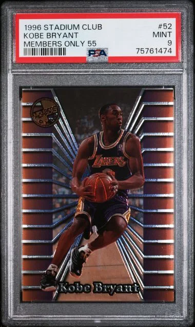 1996 Stadium Club Kobe Bryant Members Only 55 #52 card image