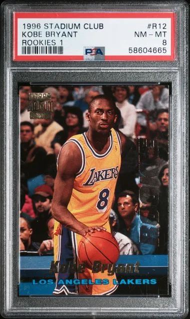 1996 Stadium Club Kobe Bryant Rookies 1 #R12 card image