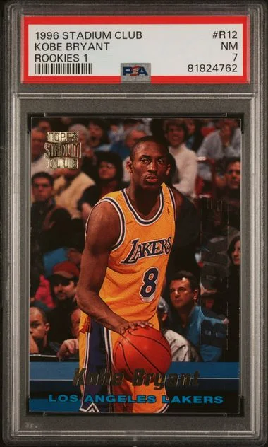 1996 Stadium Club R12 Kobe Bryant Rookies #1 card image
