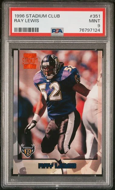 1996 Stadium Club Ray Lewis #351 card image