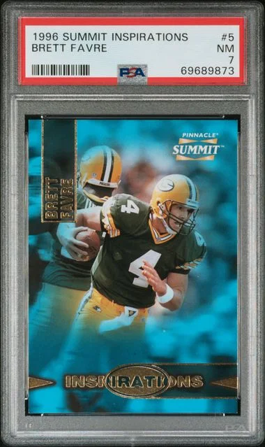 1996 Summit Inspriations Brett Favre #5 card image