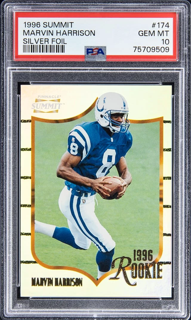 1996 Summit Silver Foil Marvin Harrison #174 card image