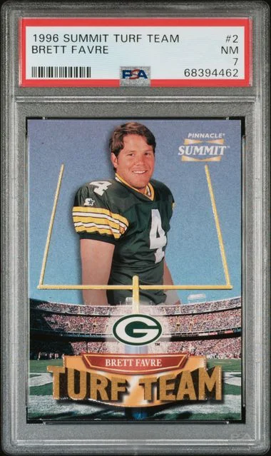 1996 Summit Turf Team Brett Favre #2 card image