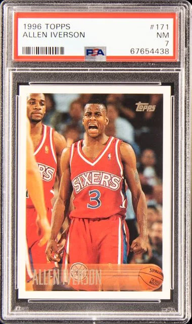 1996 Topps Allen Iverson #171 card image