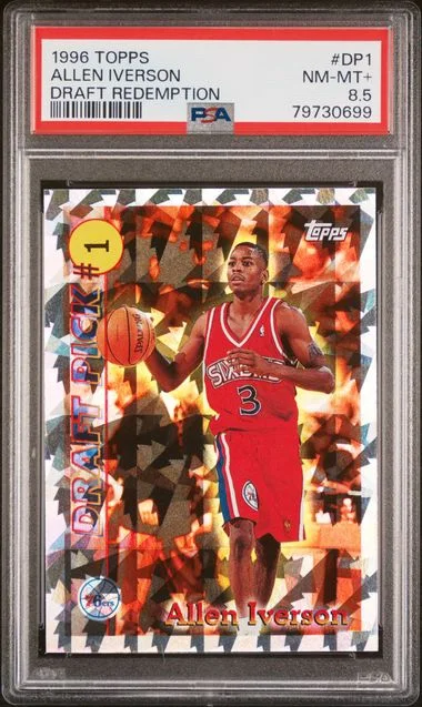 1996 Topps Allen Iverson Draft Redemption #DP1 card image