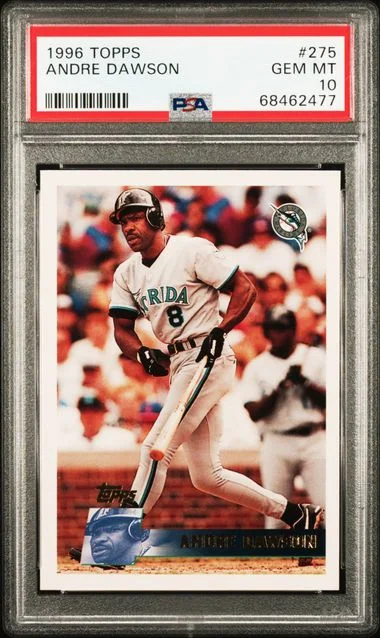 1996 Topps Andre Dawson #275 card image