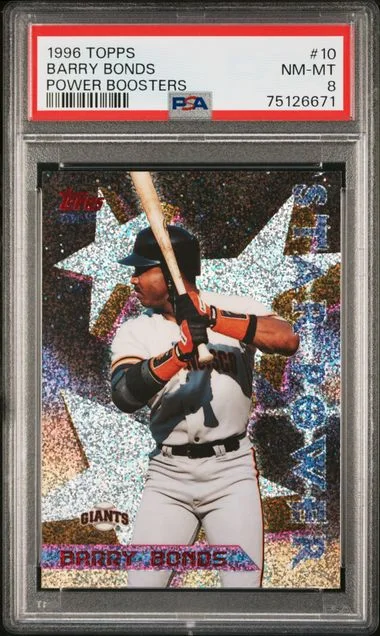 1996 Topps Barry Bonds Power Boosters #10 card image