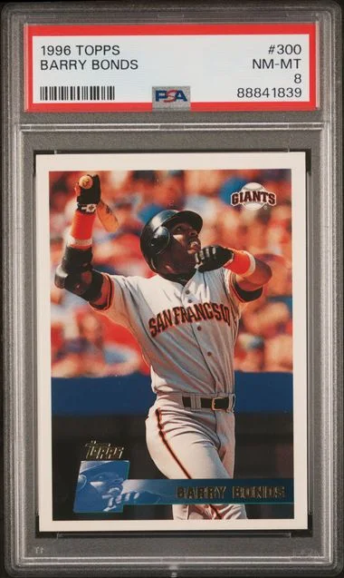 1996 Topps Barry Bonds #300 card image