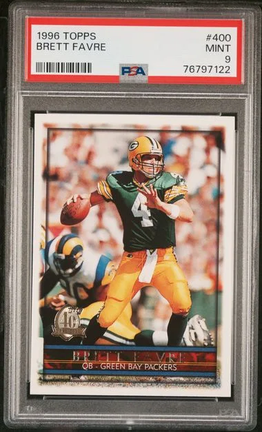 1996 Topps Brett Favre #400 card image