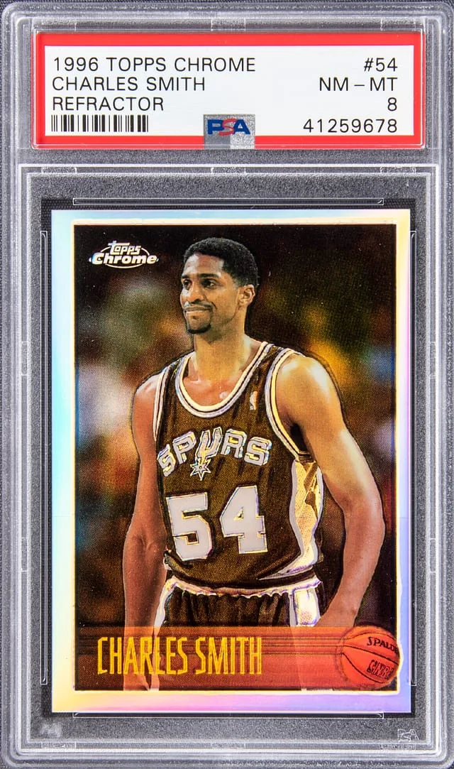 1996 Topps Chrome Charles Smith Refractor #54 card image