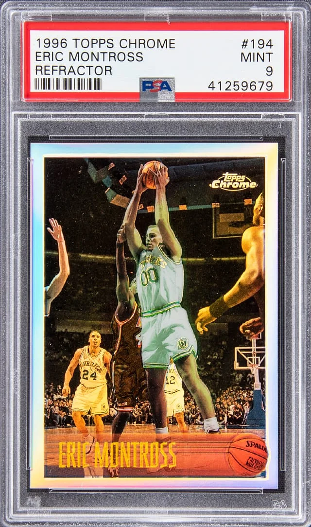 1996 Topps Chrome Eric Montross Refractor #194 card image