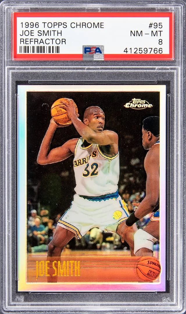 1996 Topps Chrome Joe Smith Refractor #95 card image