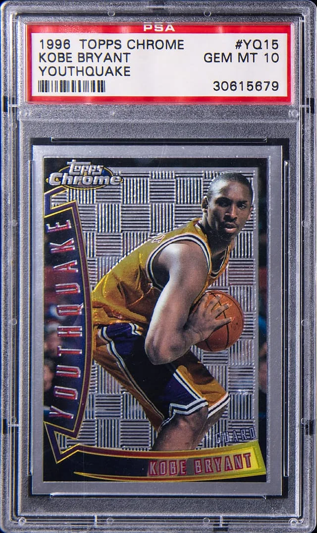 1996 Topps Chrome Kobe Bryant Youthquake #YQ15 card image