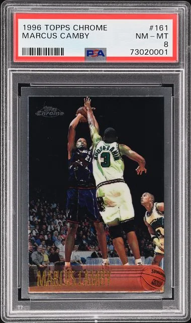 1996 Topps Chrome Marcus Camby #161 card image