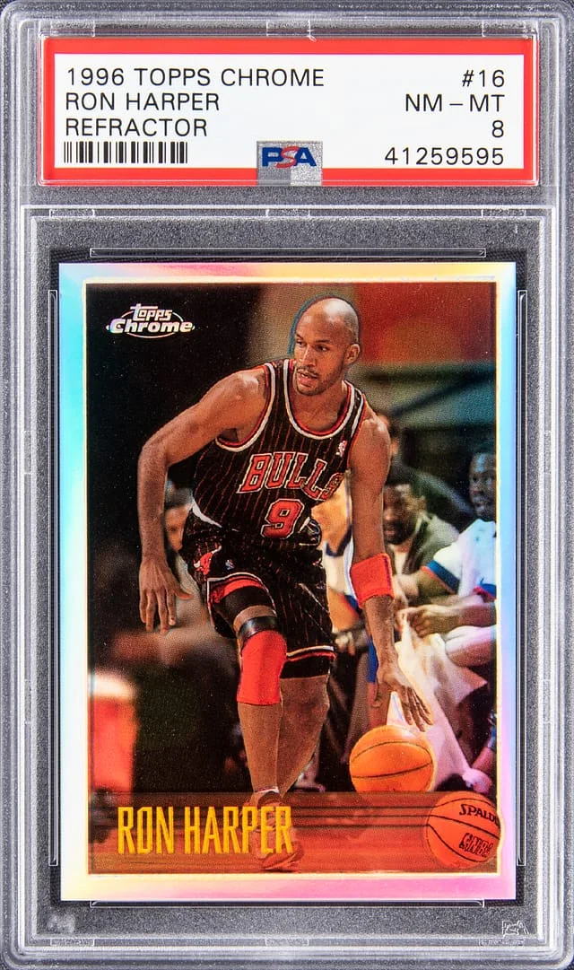 1996 Topps Chrome Ron Harper Refractor #16 card image