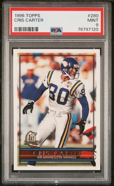 1996 Topps Cris Carter #280 card image