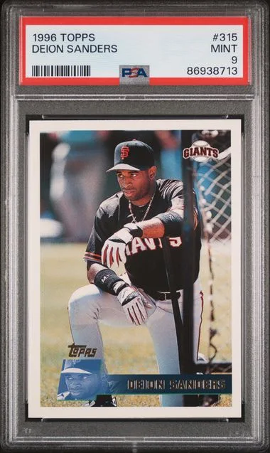 1996 Topps Deion Sanders #315 card image