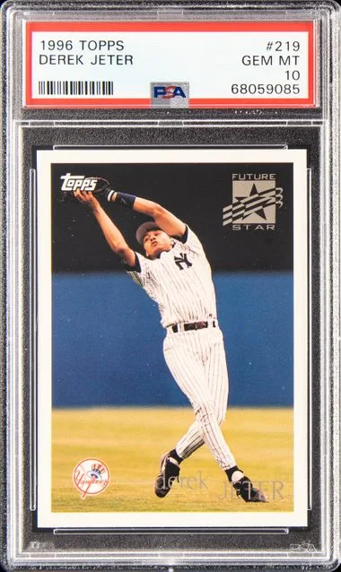 1996 Topps Derek Jeter #219 card image