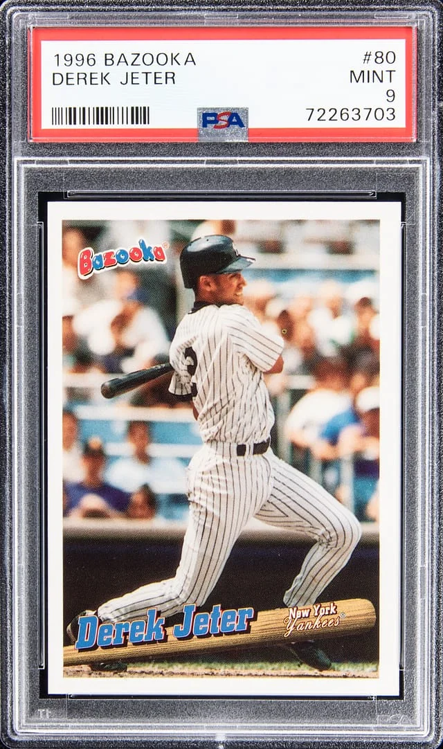 1996 Topps Derek Jeter Bazooka #80 card image