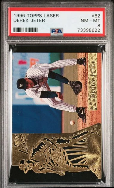 1996 Topps Derek Jeter Laser #82 card image
