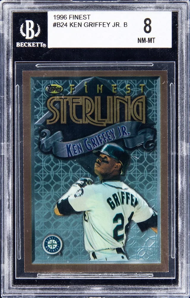 1996 Topps Finest Ken Griffey Jr #B24 card image
