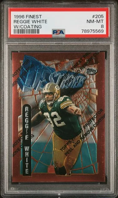 1996 Topps Finest Reggie W/Coating #205 card image