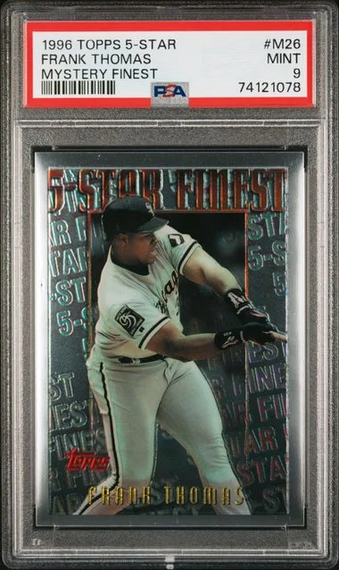 1996 Topps Frank Thomas 5-Star Mystery Finest #M26 card image