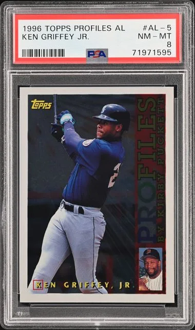1996 Topps Ken Griffey Jr. ProFiles AL #AL-5 card image
