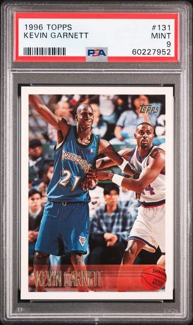 1996 Topps Kevin Garnett #131 card image