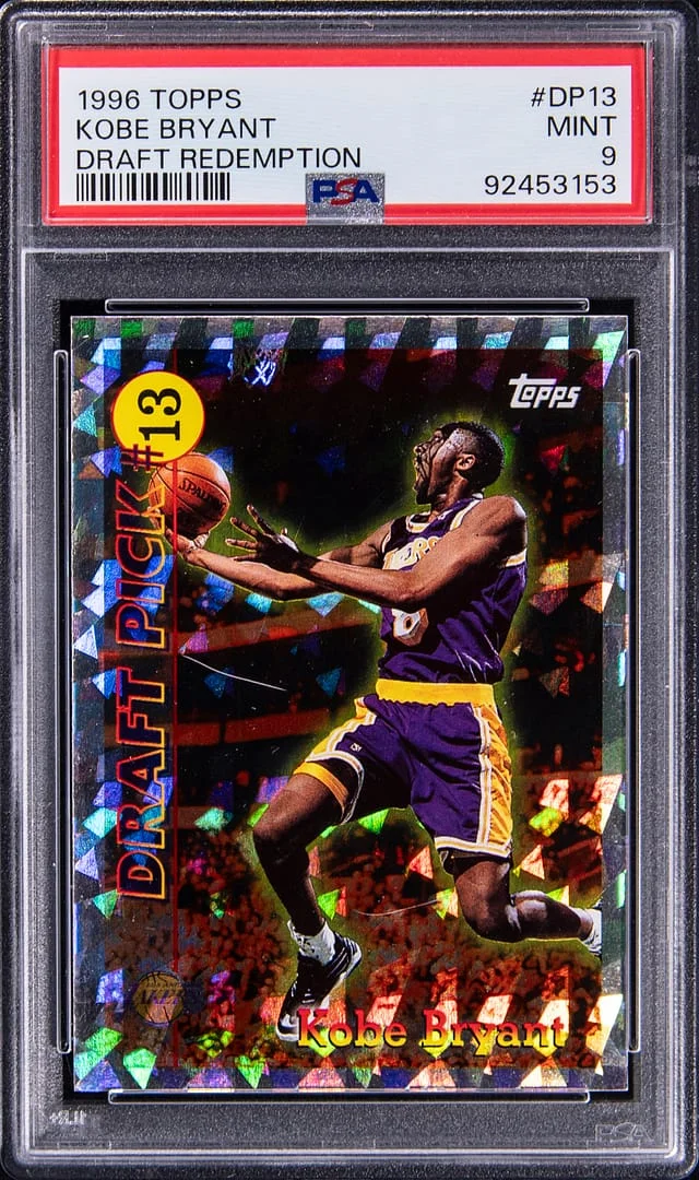 1996 Topps Kobe Bryant Draft Redemption #DP13 card image