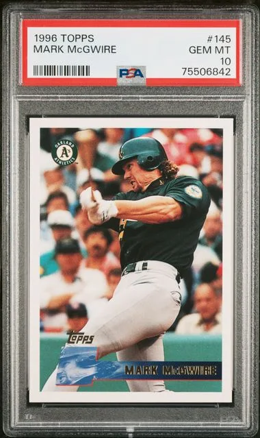 1996 Topps Mark McGwire #145 card image