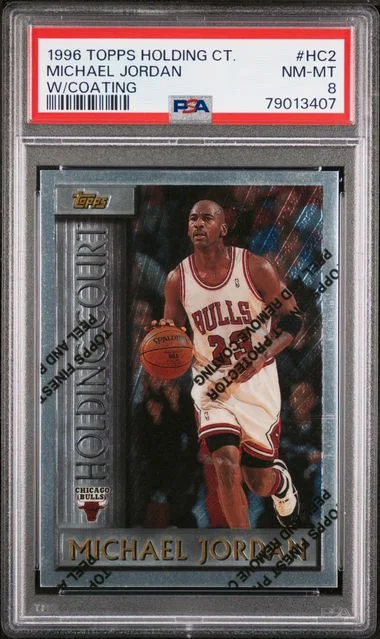 1996 Topps Michael Jordan Holding Court #Hc2 card image