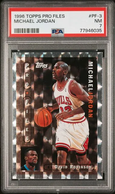 1996 Topps Michael Jordan Pro Files #PF-3 card image