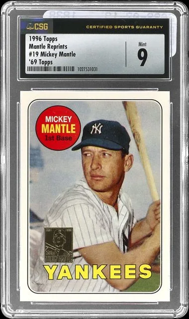 1996 Topps Mickey Mantle Mantle Reprints #19 card image