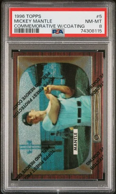 1996 Topps Mickey Mantle W/Coating #5 card image
