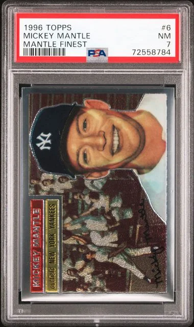 1996 Topps Mickey Mantle Mantle Finest #6 card image