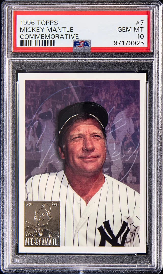 1996 Topps Mickey Mantle Commemorative #7 card image