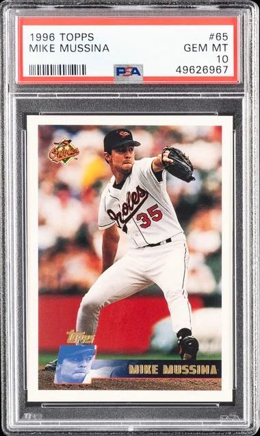1996 Topps Mike Mussina #65 card image