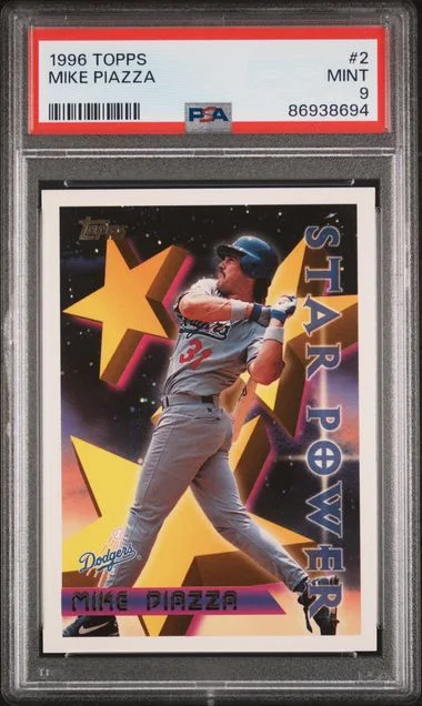 1996 Topps Mike Piazza #2 card image