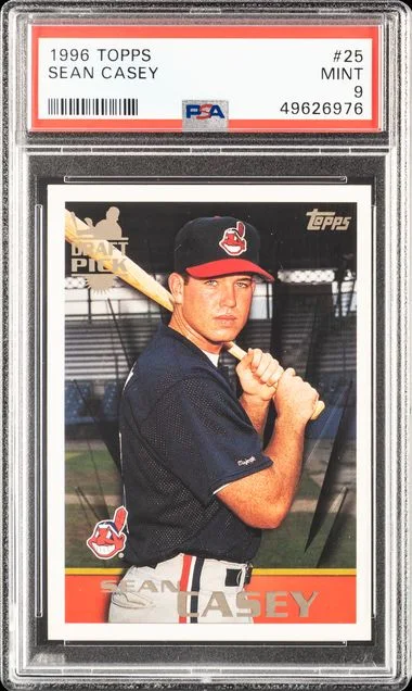 1996 Topps Sean Casey #25 card image