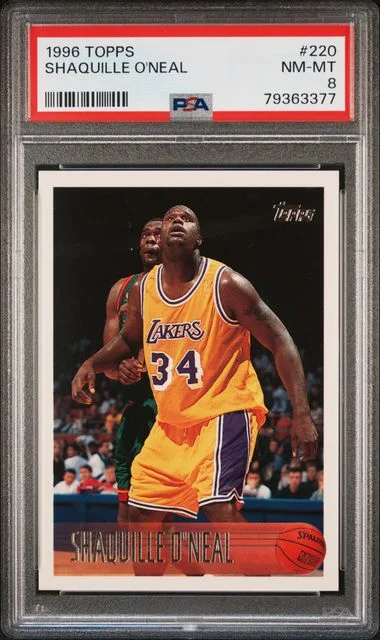 1996 Topps Shaquille O'Neal #220 card image
