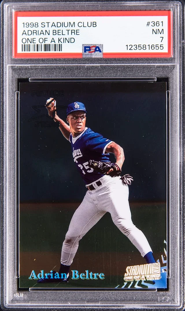 1996 Topps Stadium Club Adrian Beltre One of a Kind #361 card image