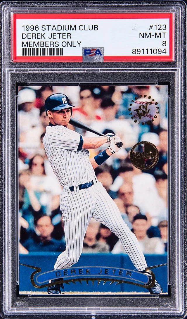 1996 Topps Stadium Club Derek Jeter #123 card image