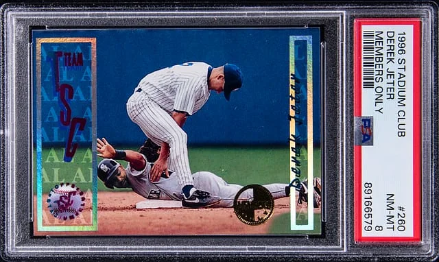 1996 Topps Stadium Club Members Only Derek Jeter #TSC-260 card image