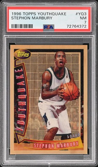 1996 Topps Stephon Marbury Youthquake #YQ3 card image