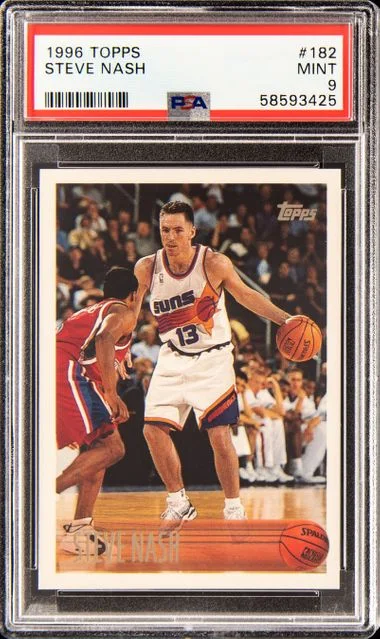 1996 Topps Steve Nash #182 card image